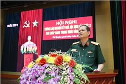 Đảng ủy Quân khu: Thông báo nhanh kết quả Hội nghị Trung ương 12 (khóa XII)